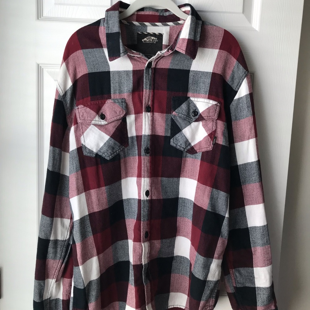 Vans Flannel Plaid Button Up